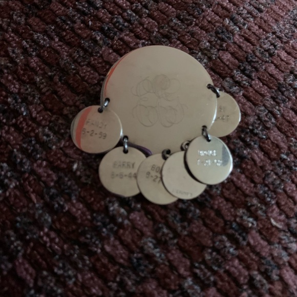 Vintage Sterling Engraved Mother’s Pin